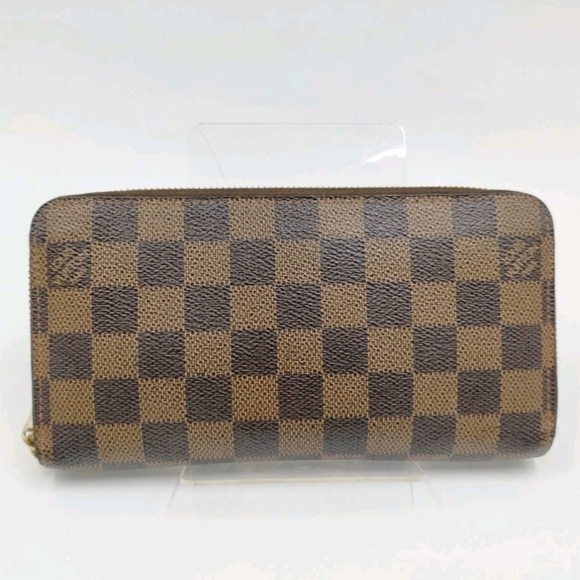 Louis Vuitton Handbags - Louis Vuitton Brown Damier Ebene Zip Around Wallet